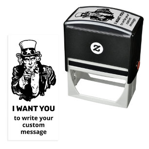 Uncle Sam Self-Inking Briefmarke Permastempel