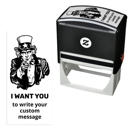 Uncle Sam Self-Inking Briefmarke Permastempel
