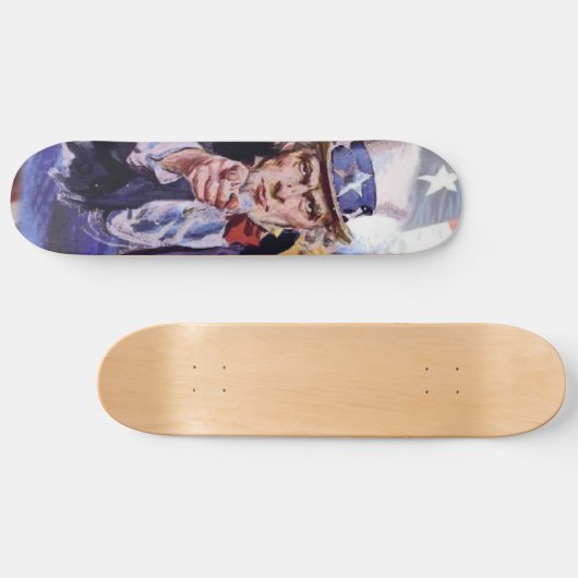 Uncle Sam Skateboard (Horizontal)