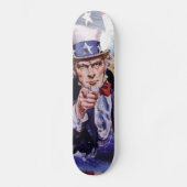 Uncle Sam Skateboard (Vorderseite)