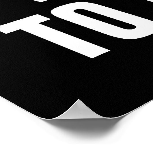 Uncle Sam Skull Customizable Print Poster (Ecke)