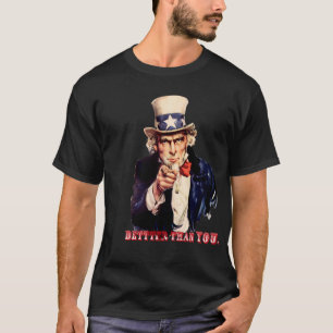Uncle Sam Spricht seinen Verstand T-Shirt