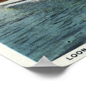 Uncle Sam Steamer auf der Loon Island Landing Poster (Ecke)