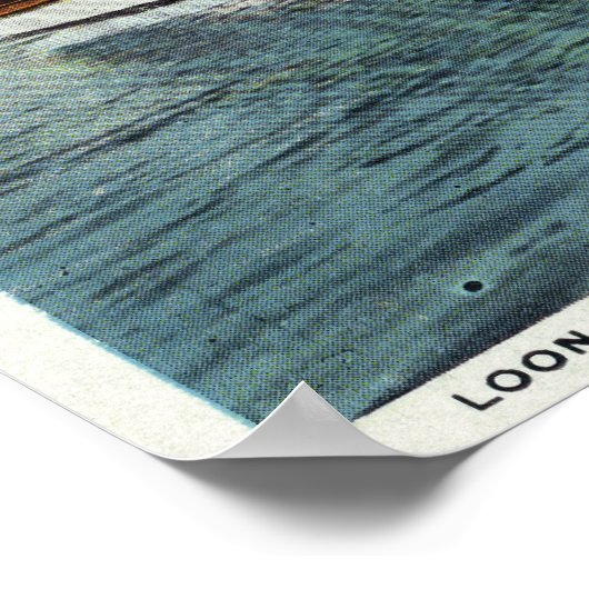 Uncle Sam Steamer auf der Loon Island Landing Poster (Ecke)