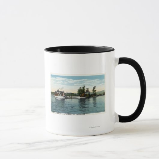 Uncle Sam Steamer auf der Loon Island Landing Tasse (Rechts)