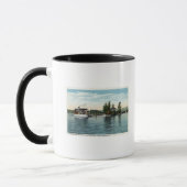 Uncle Sam Steamer auf der Loon Island Landing Tasse (Links)