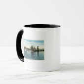 Uncle Sam Steamer auf der Loon Island Landing Tasse (Vorderseite Links)
