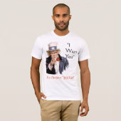 "Uncle Sam Stützt "UMARMT" Projekt T-Shirt (Vorne ganz)