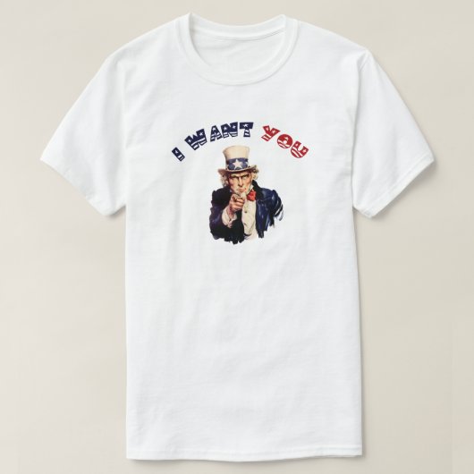 Uncle Sam T-Shirt (Design vorne)