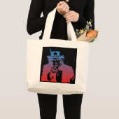 Uncle Sam Tote Bag Jumbo Stoffbeutel (Vorderseite (Produkt))