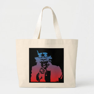 Uncle Sam Tote Bag Jumbo Stoffbeutel