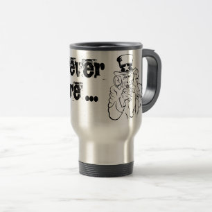 Uncle Sam Travel Mug Reisebecher