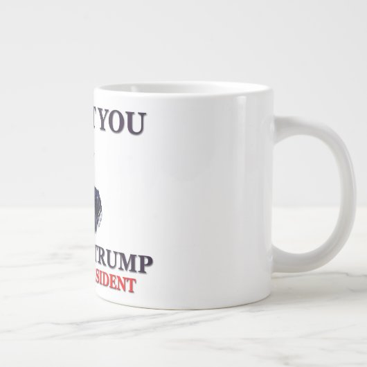Uncle Sam Trumpf für Präsidenten Jumbo-Tasse (Rechts)