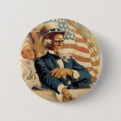 Uncle Sam Und die Marine Button (Vorderseite)