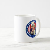 Uncle Sam US Flagge Kaffeetasse (VorderseiteRechts)