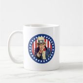 Uncle Sam US Flagge Kaffeetasse (Links)