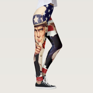 Uncle Sam US Flagge Leggings