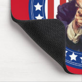 Uncle Sam US Flagge Mousepad (Ecke)