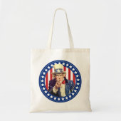 Uncle Sam US Flagge Tragetasche (Vorne)