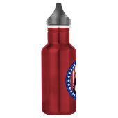 Uncle Sam US Flagge Trinkflasche (Links)