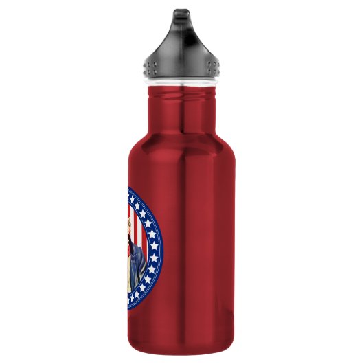 Uncle Sam US Flagge Trinkflasche (Rechts)