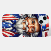 Uncle Sam USA Case-Mate iPhone Hülle (Rückseite (Horizontal))