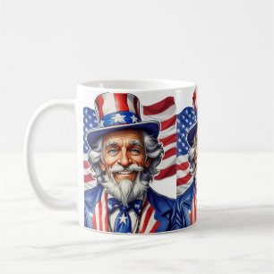 Uncle Sam USA Kaffeetasse