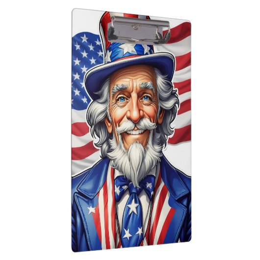 Uncle Sam USA Klemmbrett (Rechts)