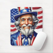 Uncle Sam USA Mousepad (Mit Mouse)