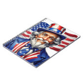Uncle Sam USA Notizblock (Linke Seite)