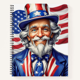 Uncle Sam USA Notizblock