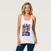 Uncle Sam USA Tank Top (Vorderseite Vollansicht)