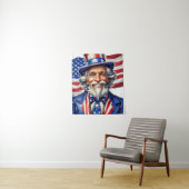 Uncle Sam USA Wandteppich (Beispiel)