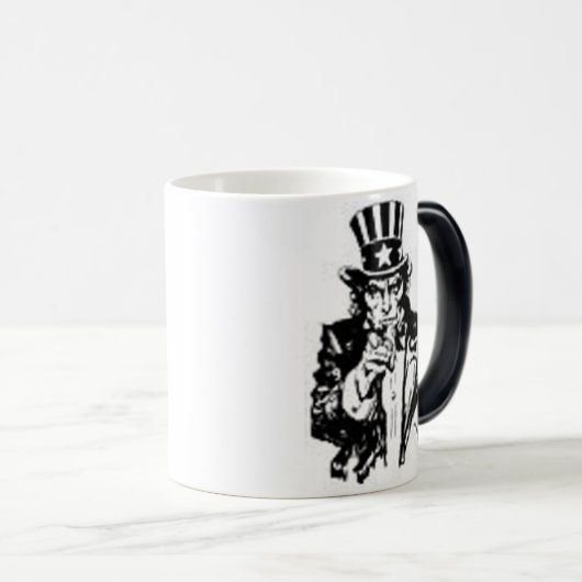 Uncle Sam Verwandlungstasse (VorderseiteRechts)