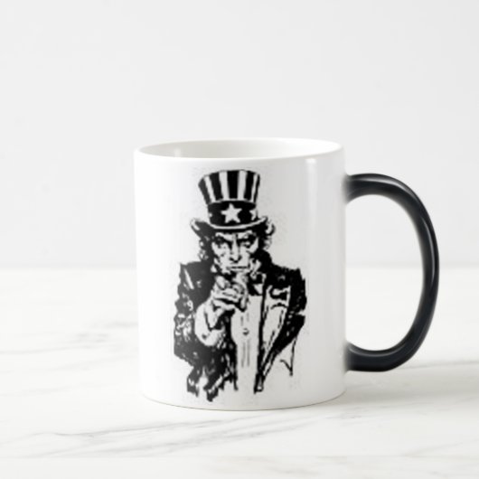 Uncle Sam Verwandlungstasse (Rechts)