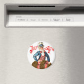 Uncle Sam Vintag 4. Juli Patriotic Magnet (In Situ (Geschirrspüler))