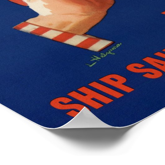 Uncle Sam Vintag War Poster (Ecke)