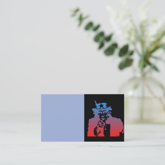 Uncle Sam Visitenkarte (Stehend Vorderseite)