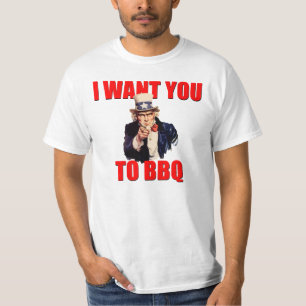 Uncle Sam Wants SIE zu den GRILLEN T-Shirt