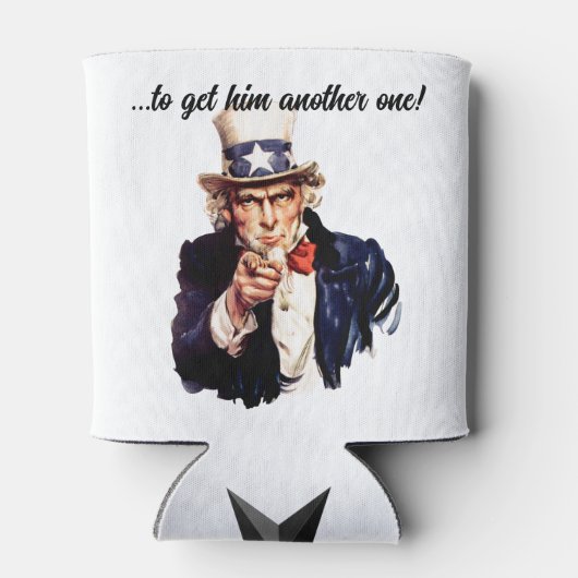 Uncle Sam Will dir Dosenkühler (Rückseite)