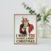Uncle Sam will Dir frohe Weihnachten (Stehend Vorderseite)