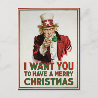 Uncle Sam will Dir frohe Weihnachten