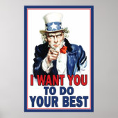 Uncle Sam will dir, IHR BESTES ZU TUN Poster (Vorne)