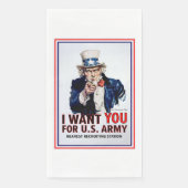 Uncle Sam Will dir Serviette (Vorderseite)