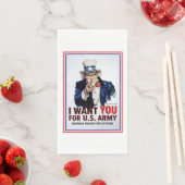 Uncle Sam Will dir Serviette (Beispiel)