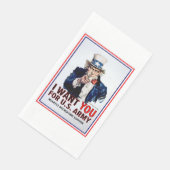 Uncle Sam Will dir Serviette (Ecke)