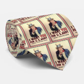 Uncle Sam Will ich Sie für AMERIKANISCHE Armee Krawatte (Gerollt)