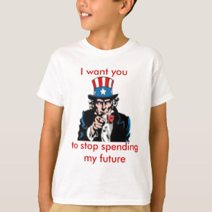 Uncle Sam, will ich Sie, um meine, Zukunft zu T-Shirt