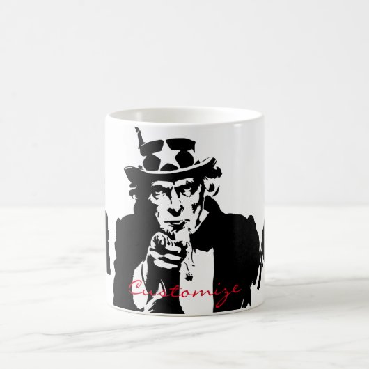 Uncle Sam Will Ihnen Thunder_Cove Kaffeetasse (Mittel)