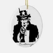 Uncle Sam Will Ihnen Thunder_Cove Keramik Ornament (Rechts)